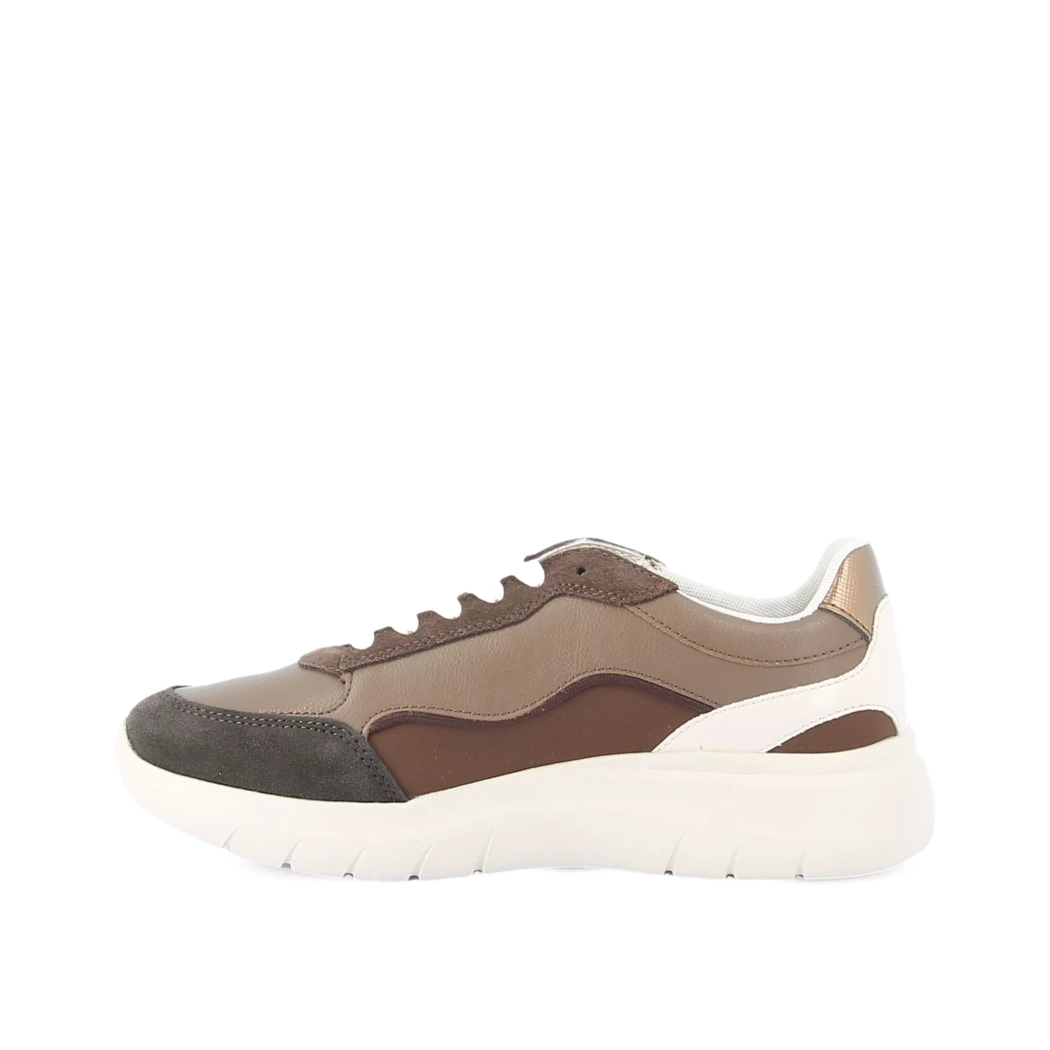 Image (4) de la chaussures Geox - Baskets Marron en Cuir