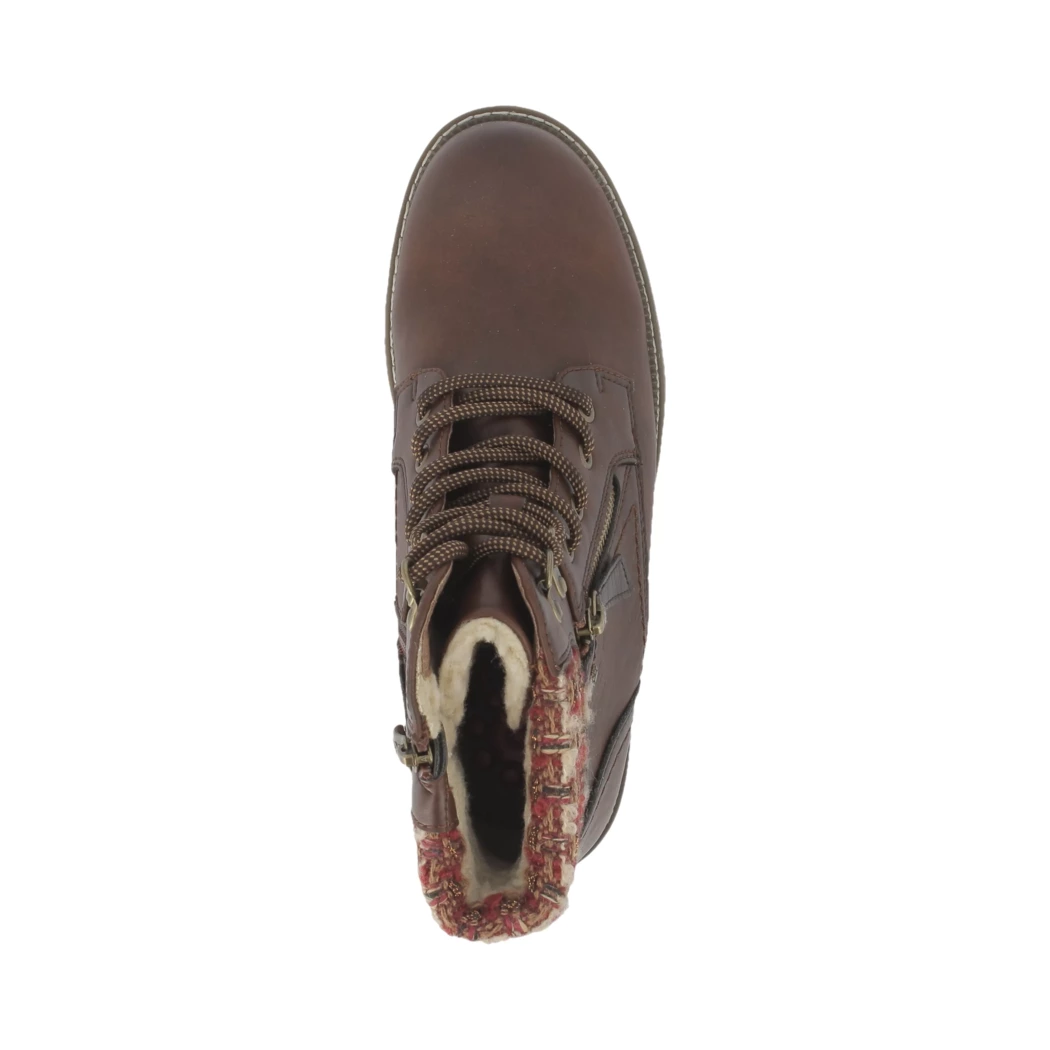 Image (6) de la chaussures Relife - Bottines Cuir naturel / Cognac en Cuir synthétique