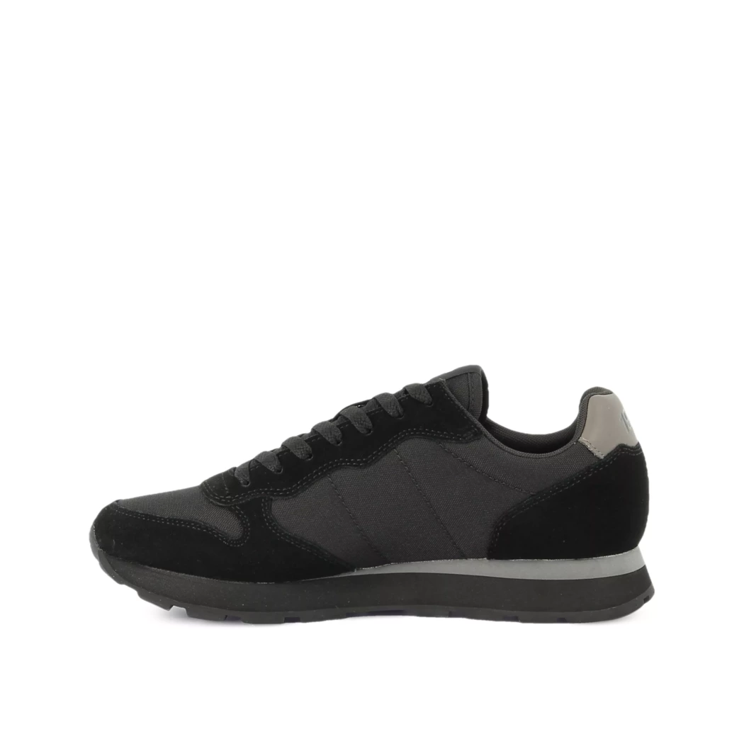 Image (4) de la chaussures Sun68 - Baskets Noir en Cuir nubuck