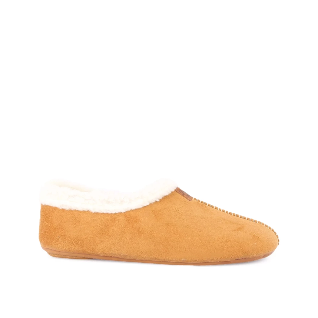 Image (2) de la chaussures OUF!... - Pantoufles et Chaussons Cuir naturel / Cognac en Cuir synthétique