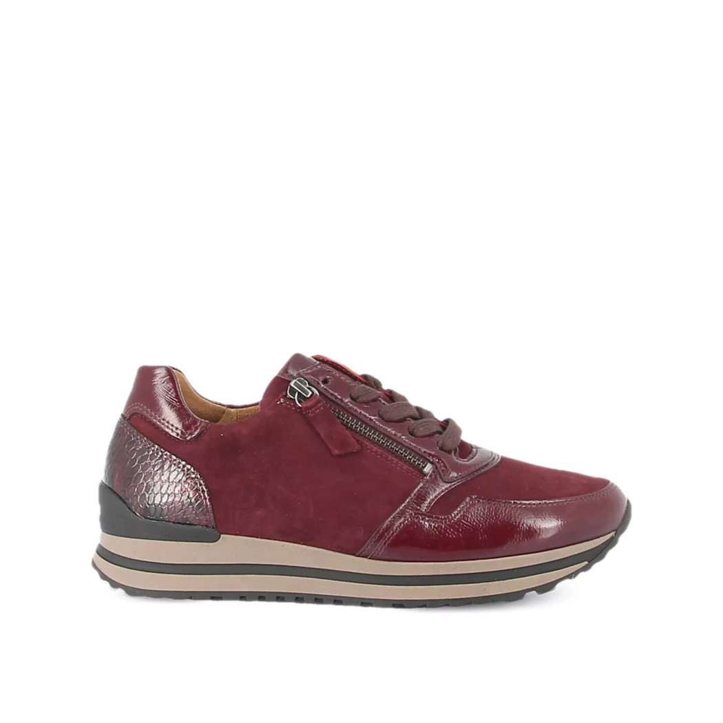 Image (2) de la chaussures Gabor - Baskets Bordeaux en Cuir