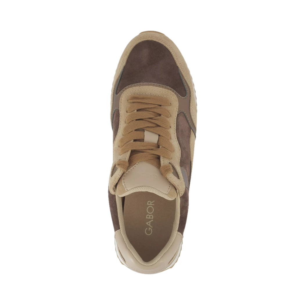 Image (6) de la chaussures Gabor - Baskets Cuir naturel / Cognac en Cuir nubuck