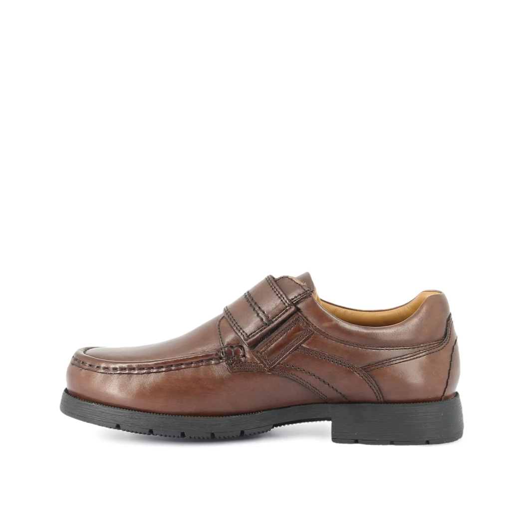 Image (4) de la chaussures Pierre Cardin - Chaussures à velcro Marron en Cuir
