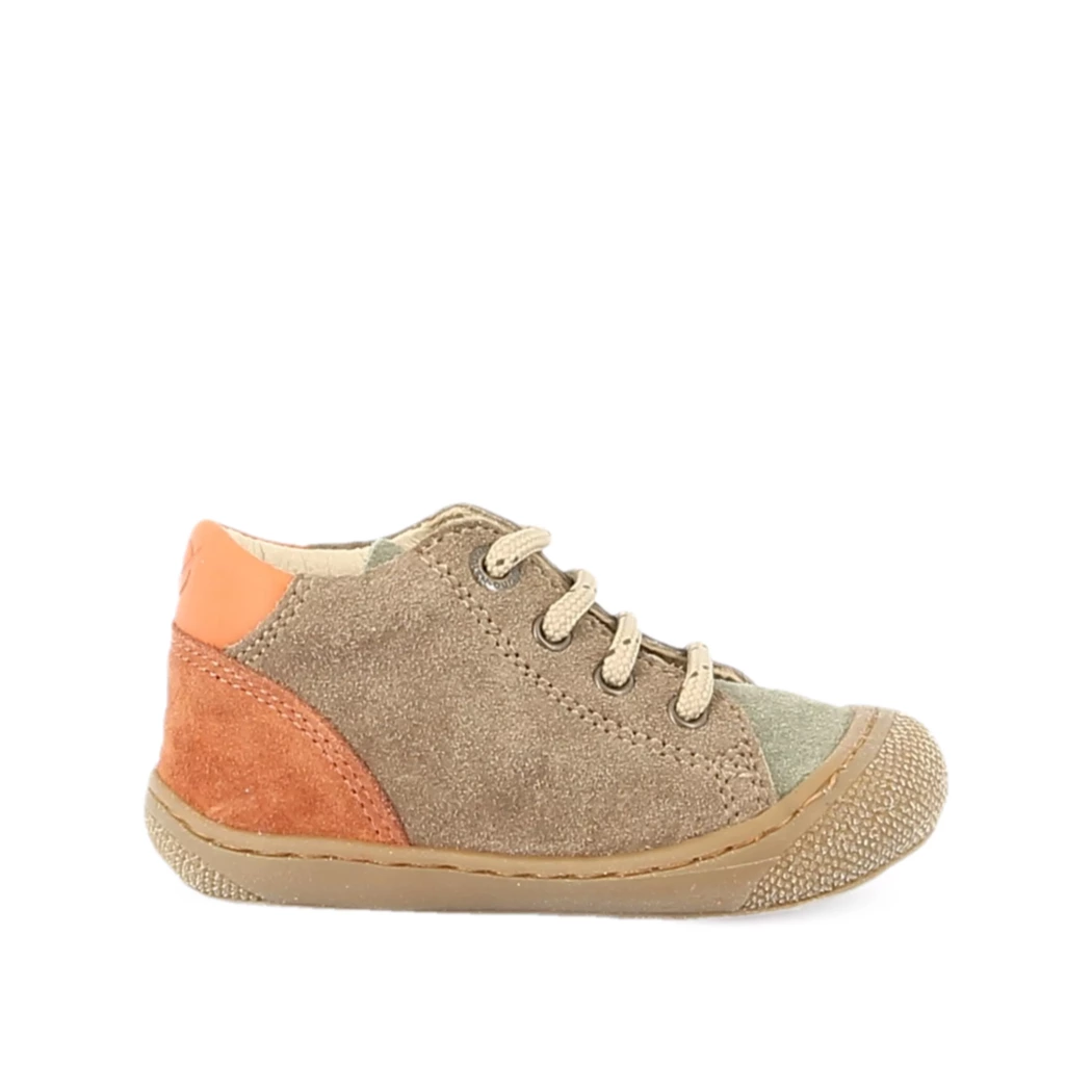Image (2) de la chaussures Naturino - Bottines Vert en Cuir nubuck