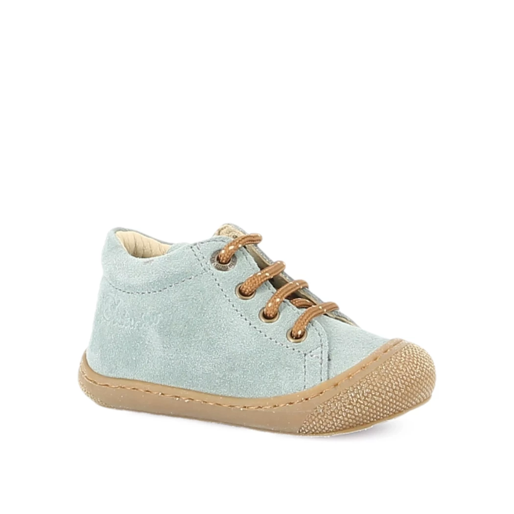 Image (1) de la chaussures Naturino - Bottines Bleu en Cuir nubuck