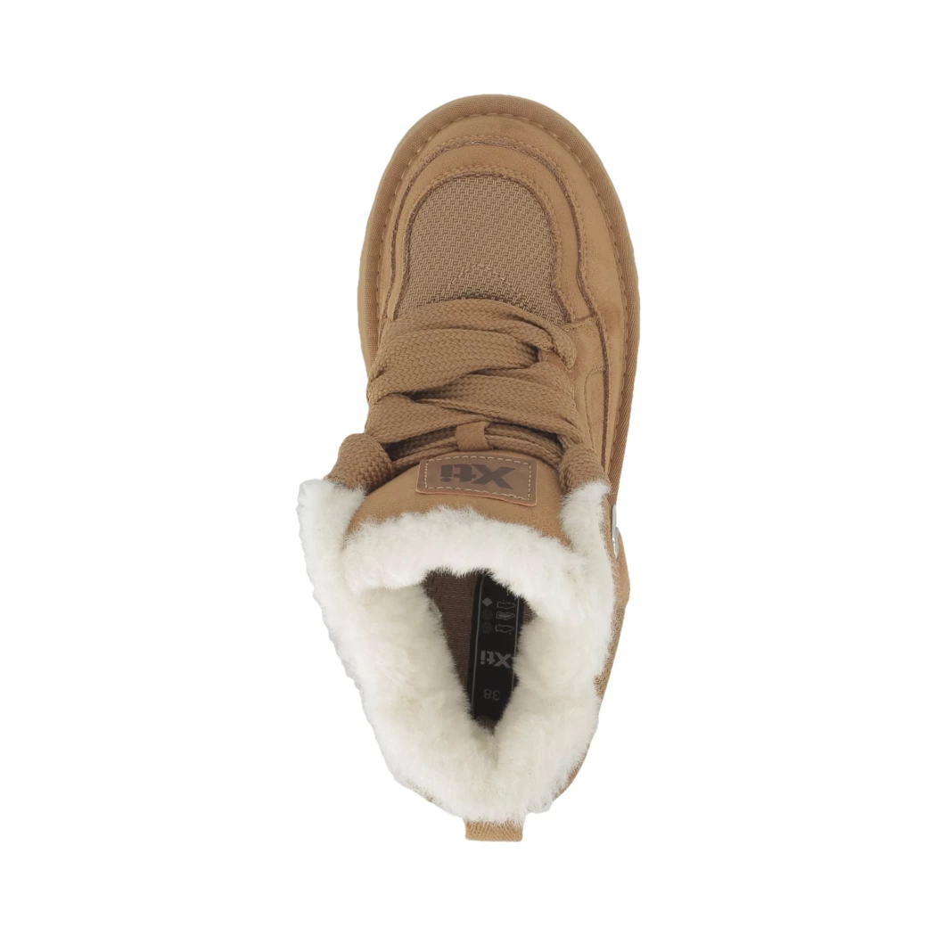 Image (6) de la chaussures Xti - Baskets Cuir naturel / Cognac en Cuir nubuck