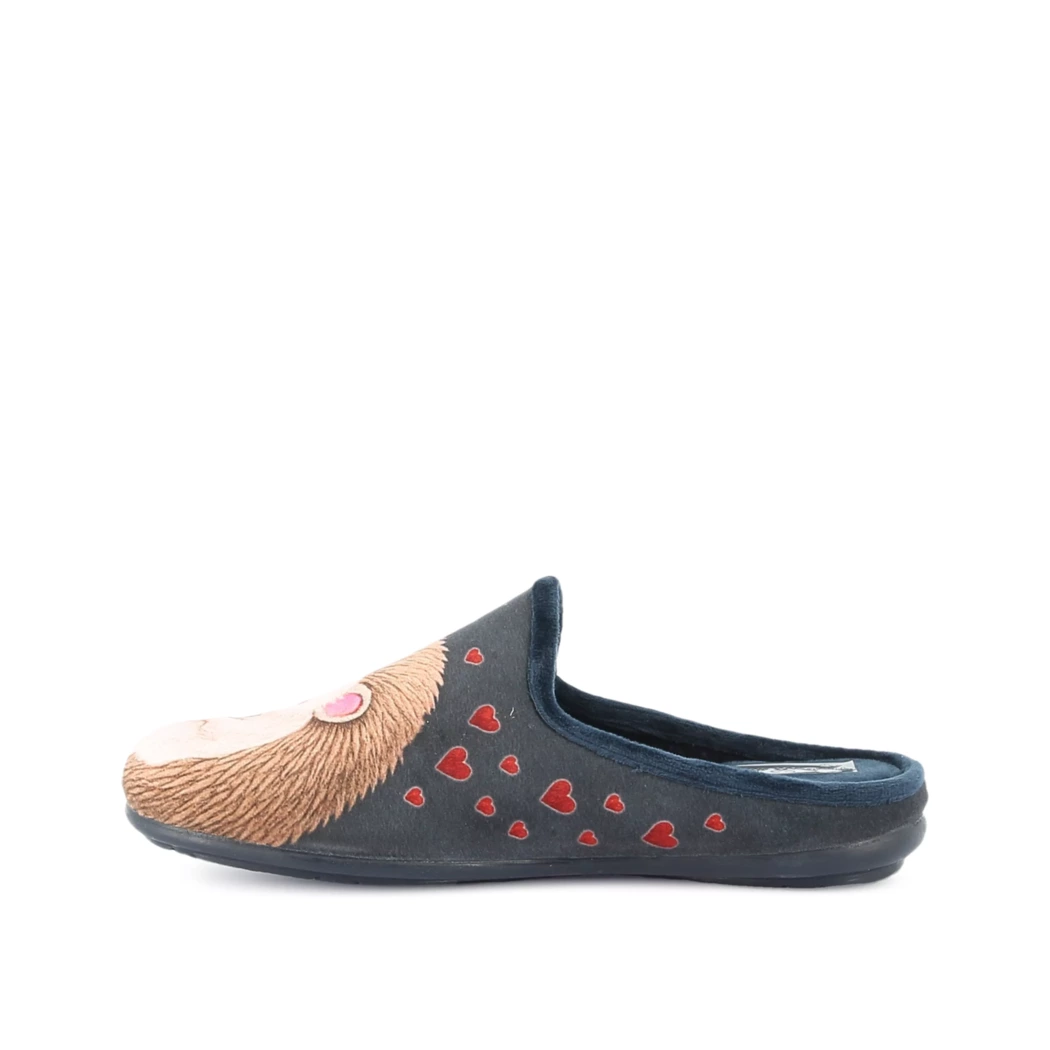 Image (4) de la chaussures Alter Native - Pantoufles et Chaussons Bleu en Textile