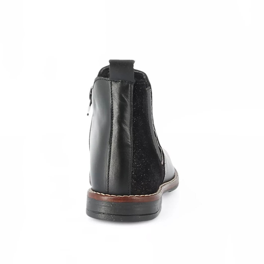 Image (3) de la chaussures Les Fees de Bengale - Boots Noir en Cuir