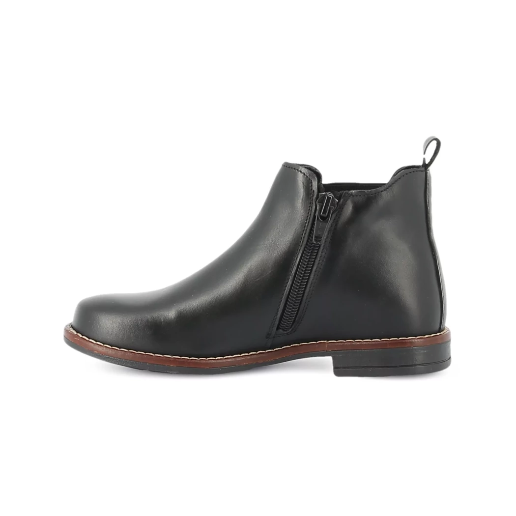 Image (4) de la chaussures Les Fees de Bengale - Boots Noir en Cuir