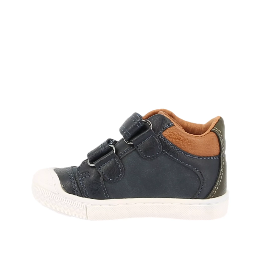 Image (4) de la chaussures Campus - Bottines Bleu en Cuir synthétique