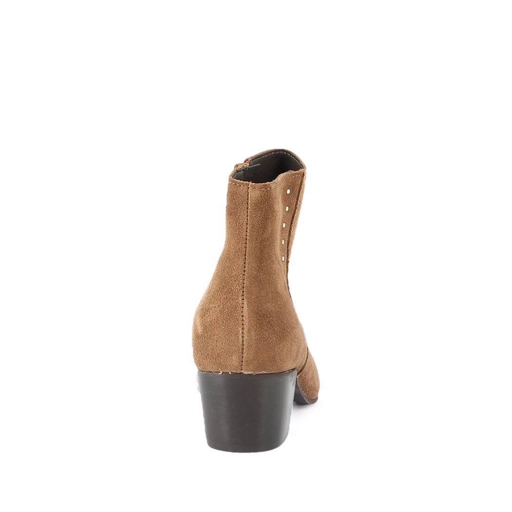 Image (3) de la chaussures Les Fees de Bengale - Boots Taupe en Cuir nubuck