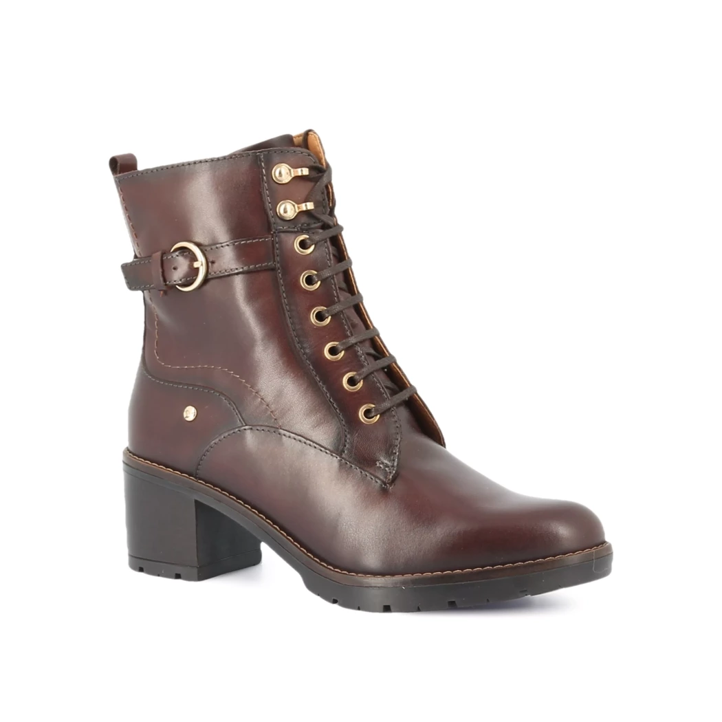Image (1) de la chaussures Pikolinos - Bottines Marron en Cuir