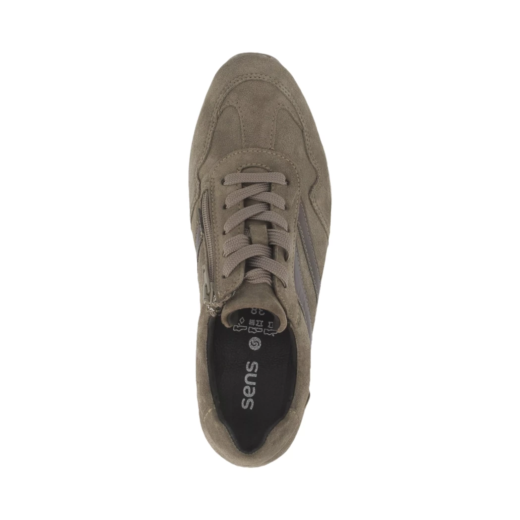 Image (6) de la chaussures Sens - Baskets Vert en Cuir nubuck