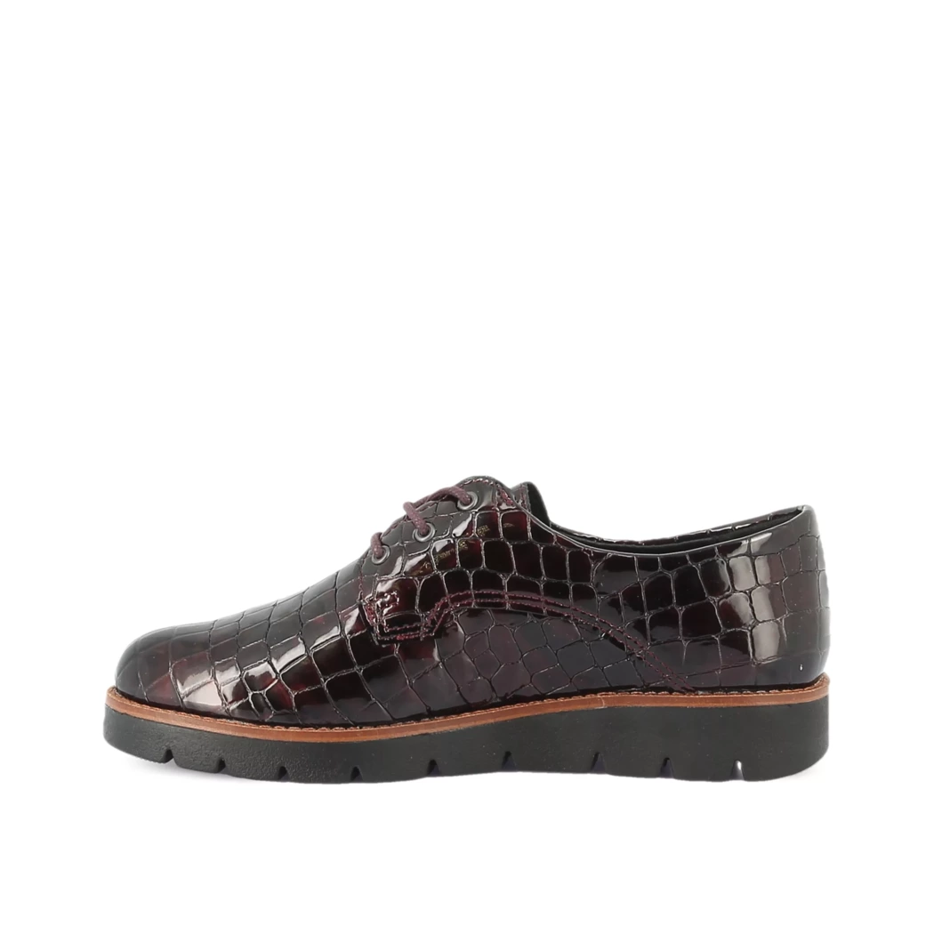 Image (4) de la chaussures Sens - Chaussures à lacets Bordeaux en Cuir vernis