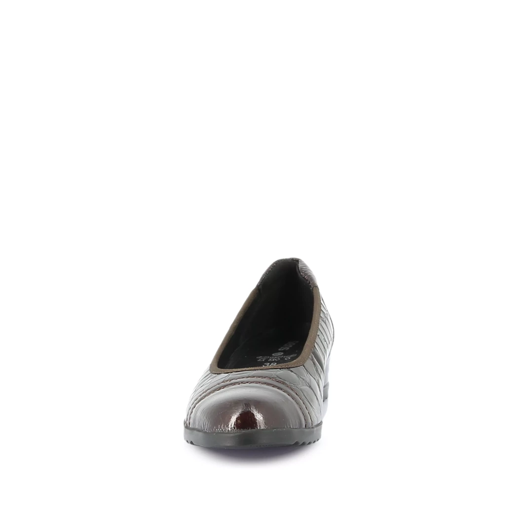 Image (5) de la chaussures Sens - Escarpins Marron en Cuir vernis