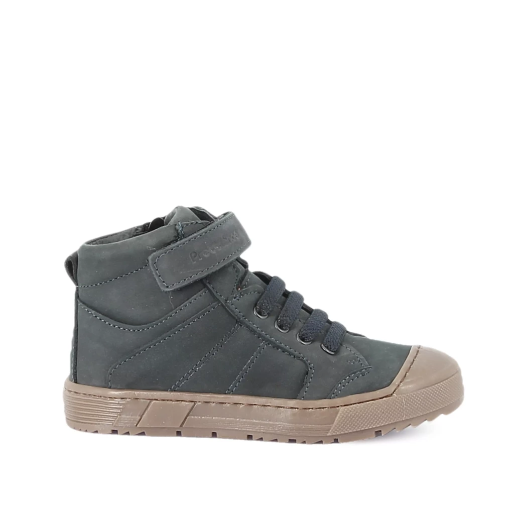 Image (2) de la chaussures Pretty Shoes - Bottines Bleu en Cuir nubuck