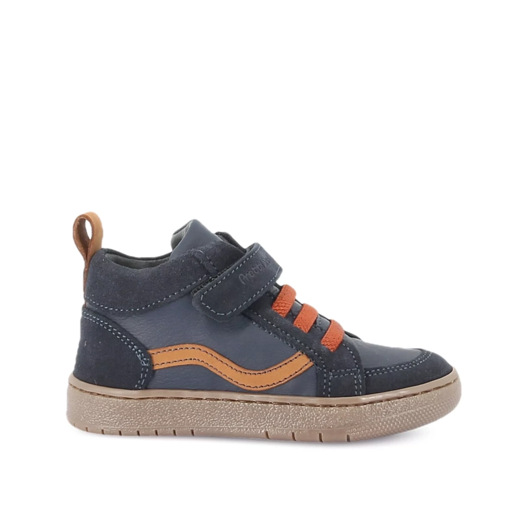 Image (2) de la chaussures Pretty Shoes - Bottines Bleu en Cuir