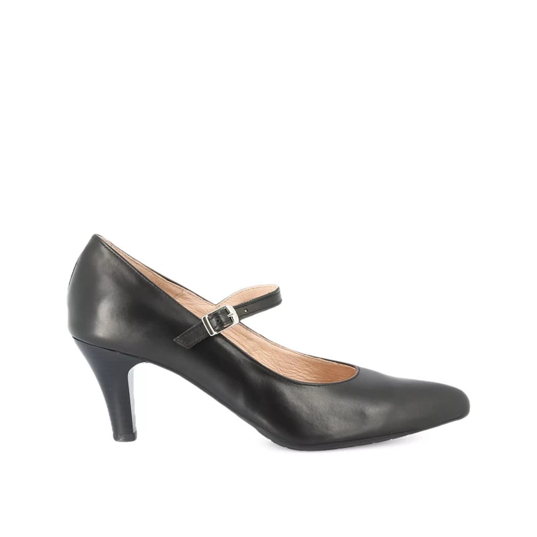 Image (2) de la chaussures Les Fees de Bengale - Escarpins Noir en Cuir nubuck