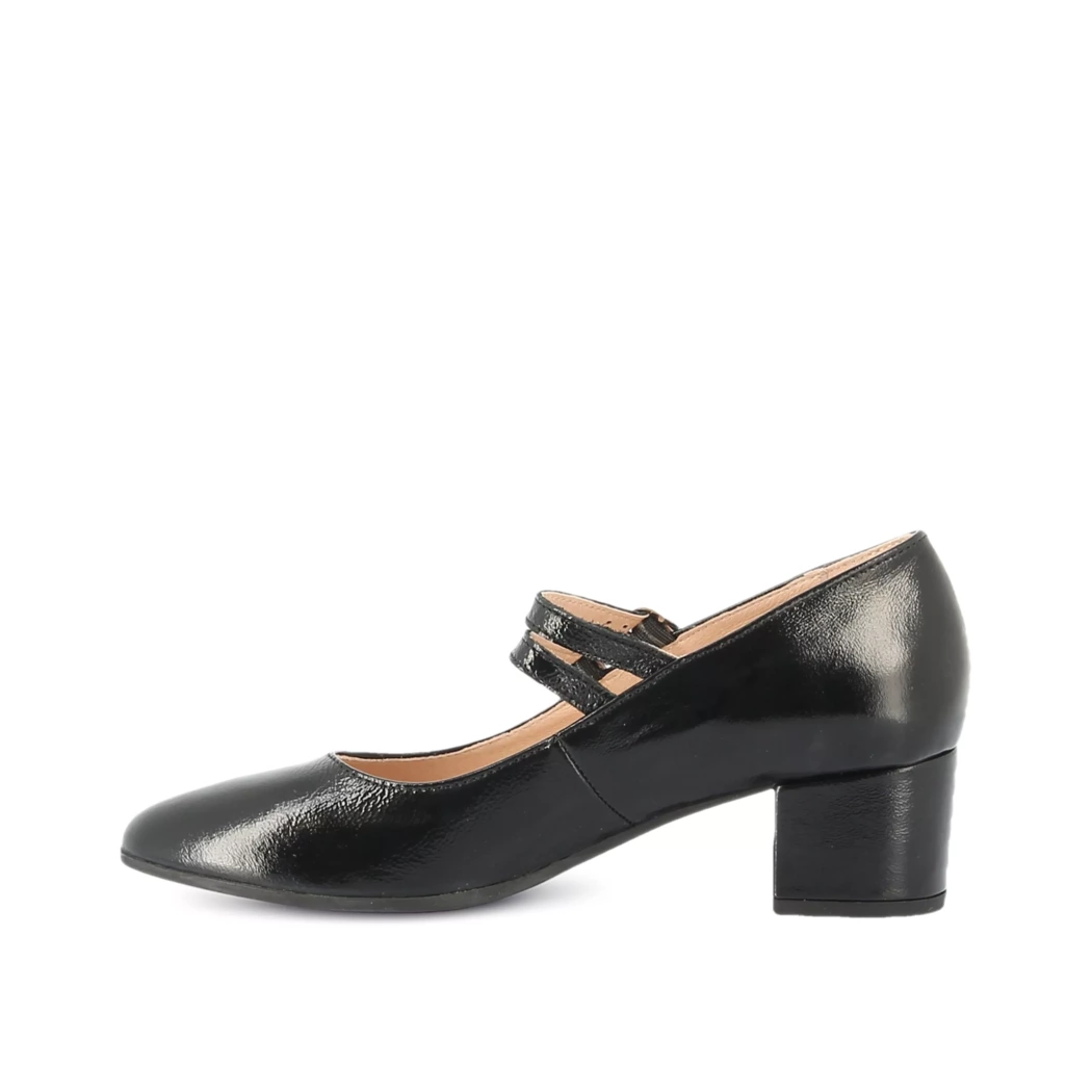 Image (4) de la chaussures Les Fees de Bengale - Escarpins Noir en Cuir vernis