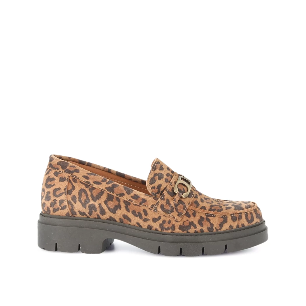 Image (2) de la chaussures Free Monday - Mocassins Marron en Cuir nubuck