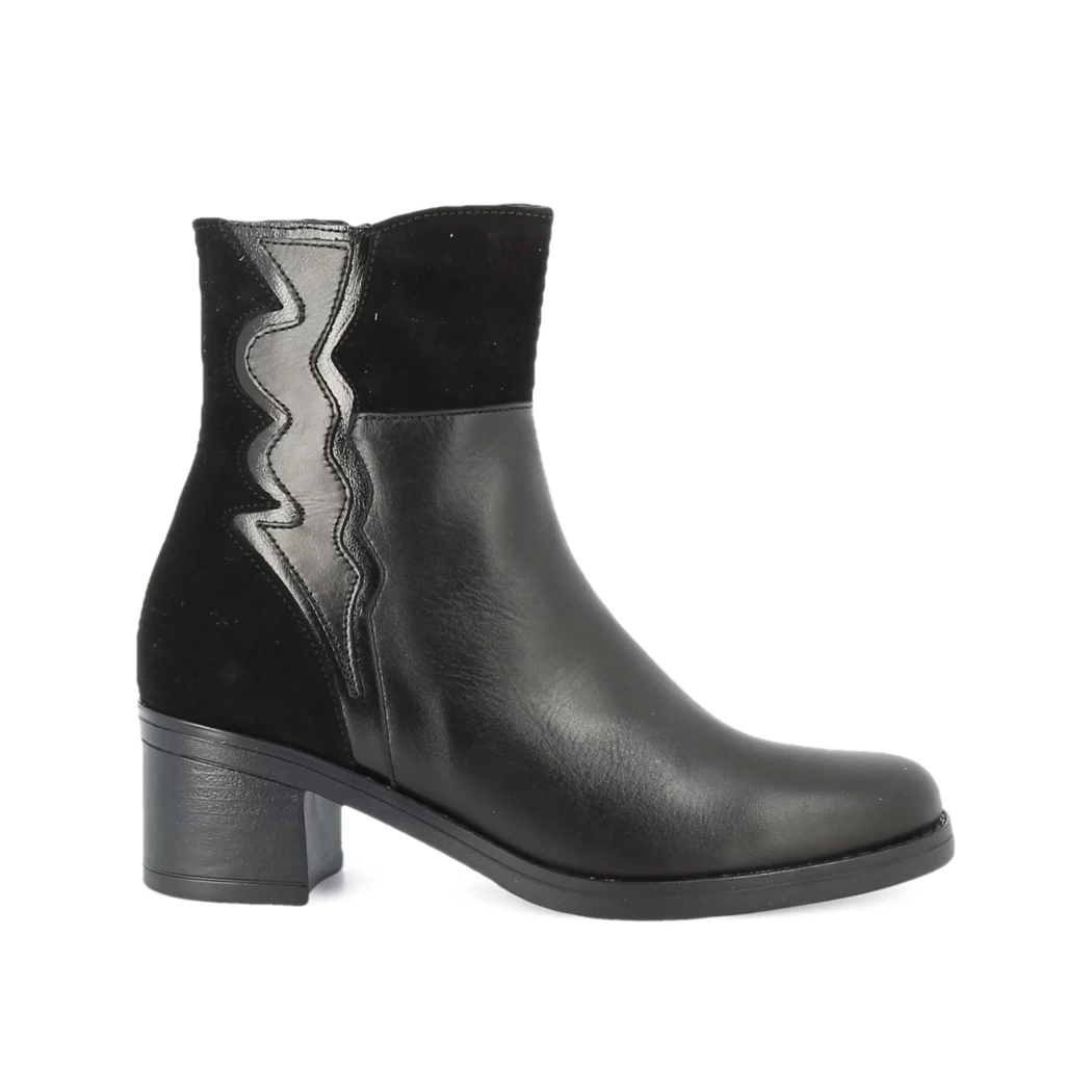 Image (2) de la chaussures Diabolo Studio - Boots Noir en Cuir