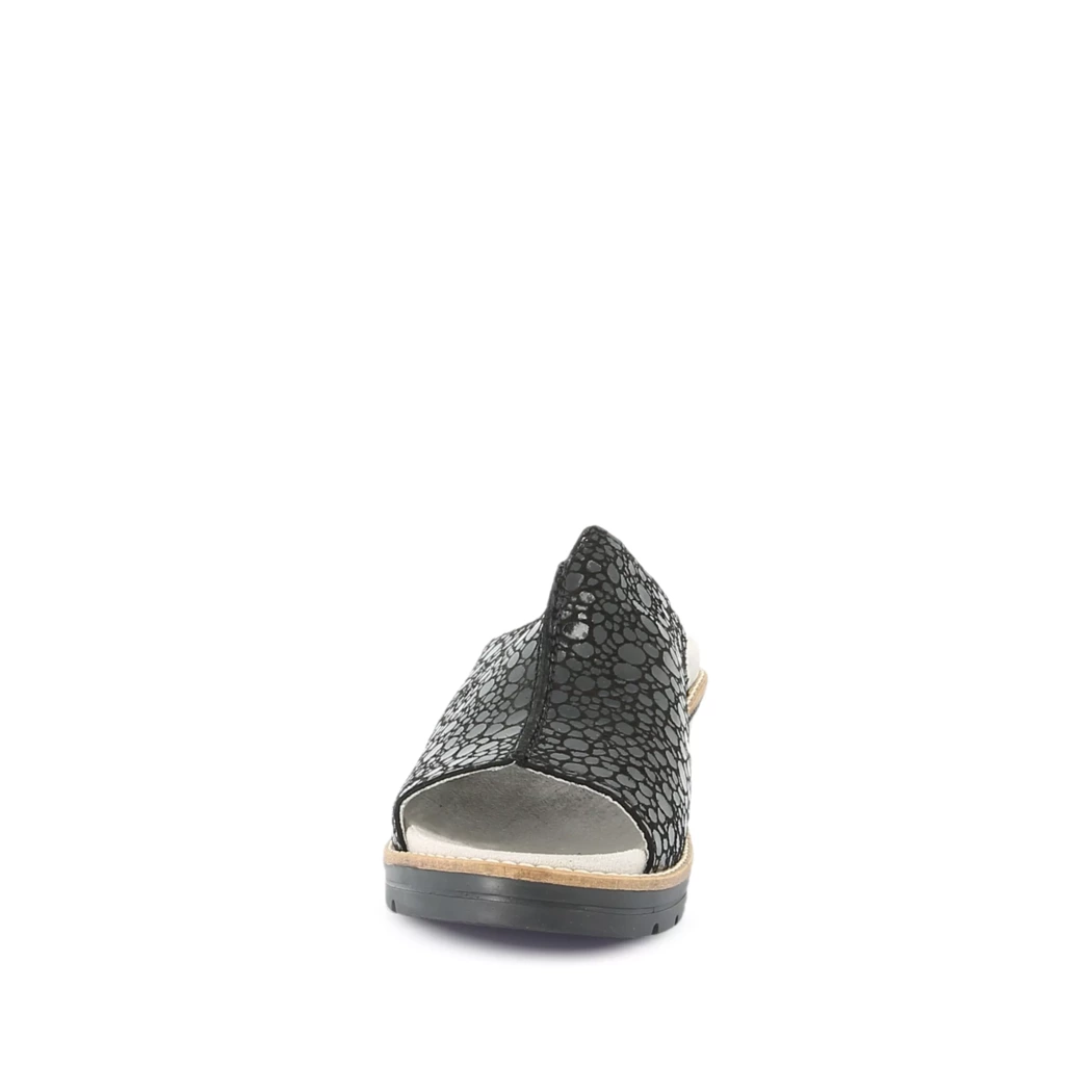 Image (5) de la chaussures Sens - Mules et Sabots Noir en Cuir nubuck