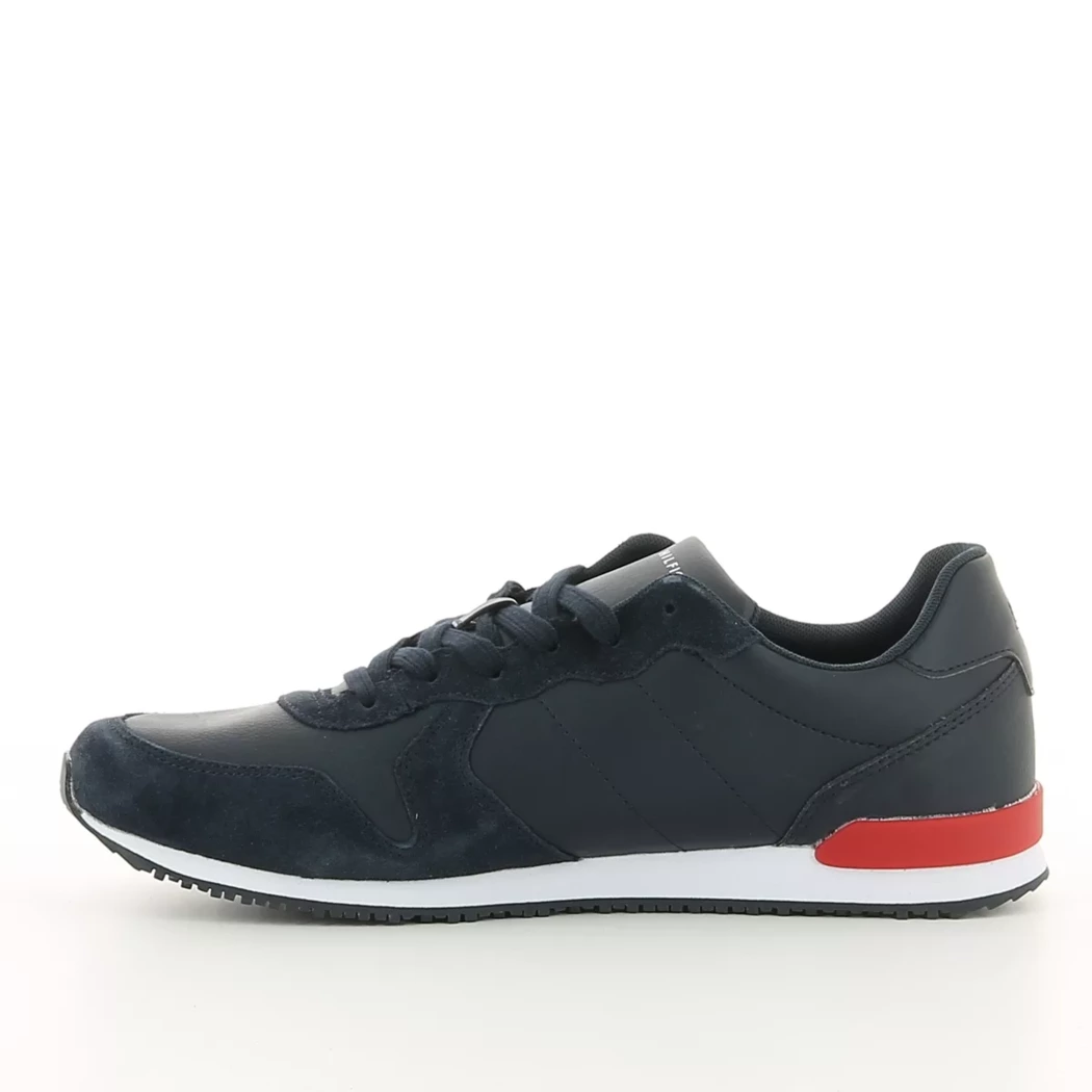 Image (4) de la chaussures Tommy Hilfiger - Baskets Bleu en Cuir