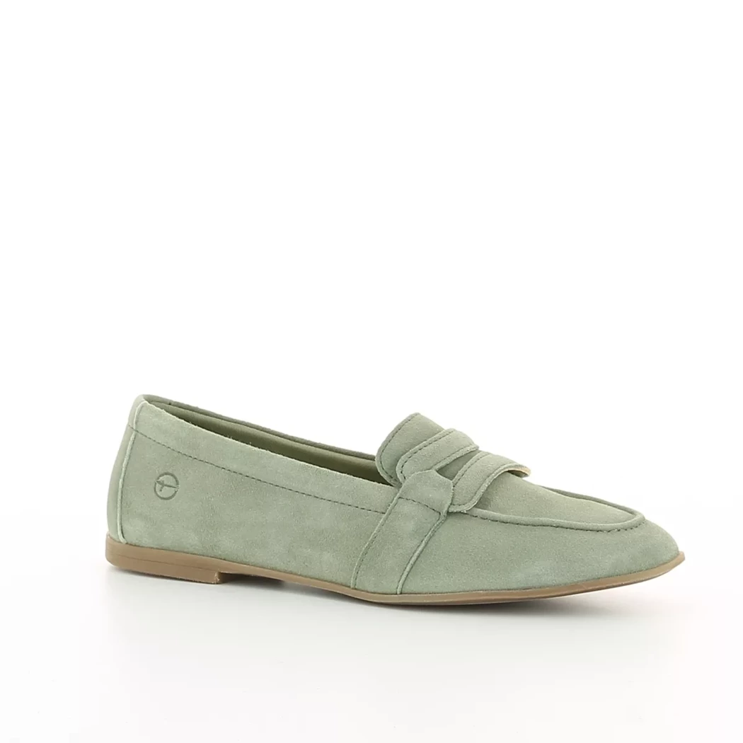 Image (1) de la chaussures Tamaris - Mocassins Vert en Cuir nubuck