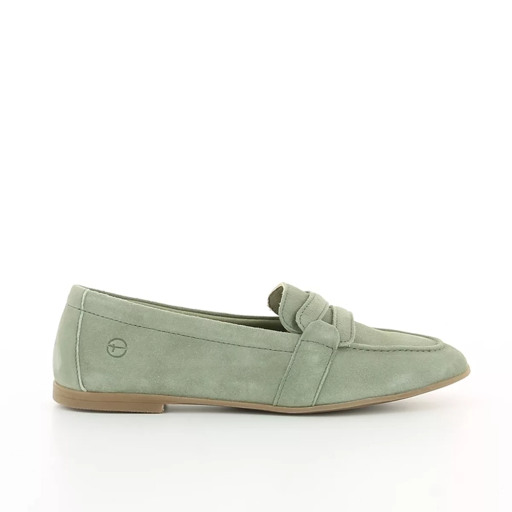 Image (2) de la chaussures Tamaris - Mocassins Vert en Cuir nubuck