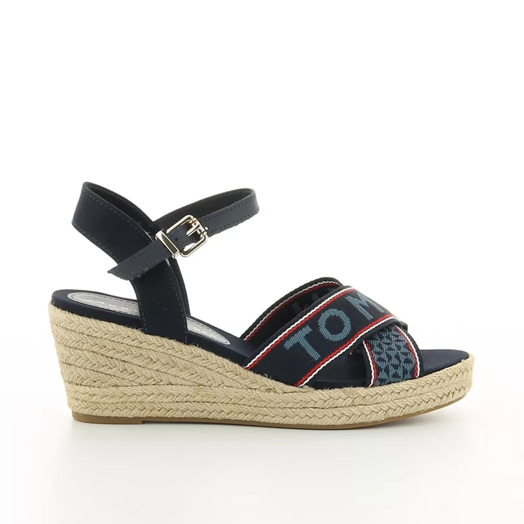 Image (2) de la chaussures Tommy Hilfiger - Sandales et Nu-Pieds Bleu en Textile