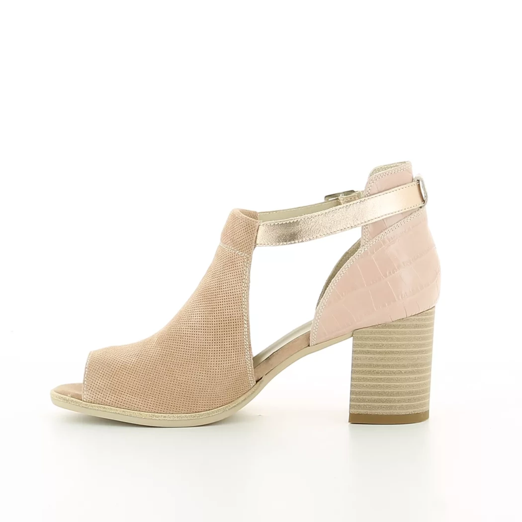 Image (4) de la chaussures Nero Giardini - Sandales et Nu-Pieds Rose en Cuir nubuck