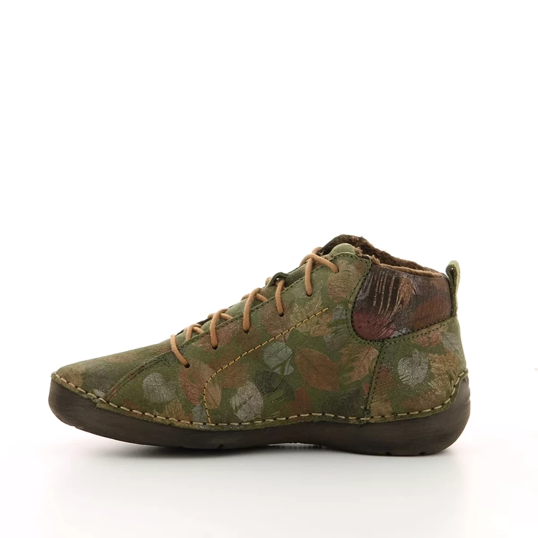 Image (4) de la chaussures Josef Seibel - Bottines Vert en Cuir nubuck