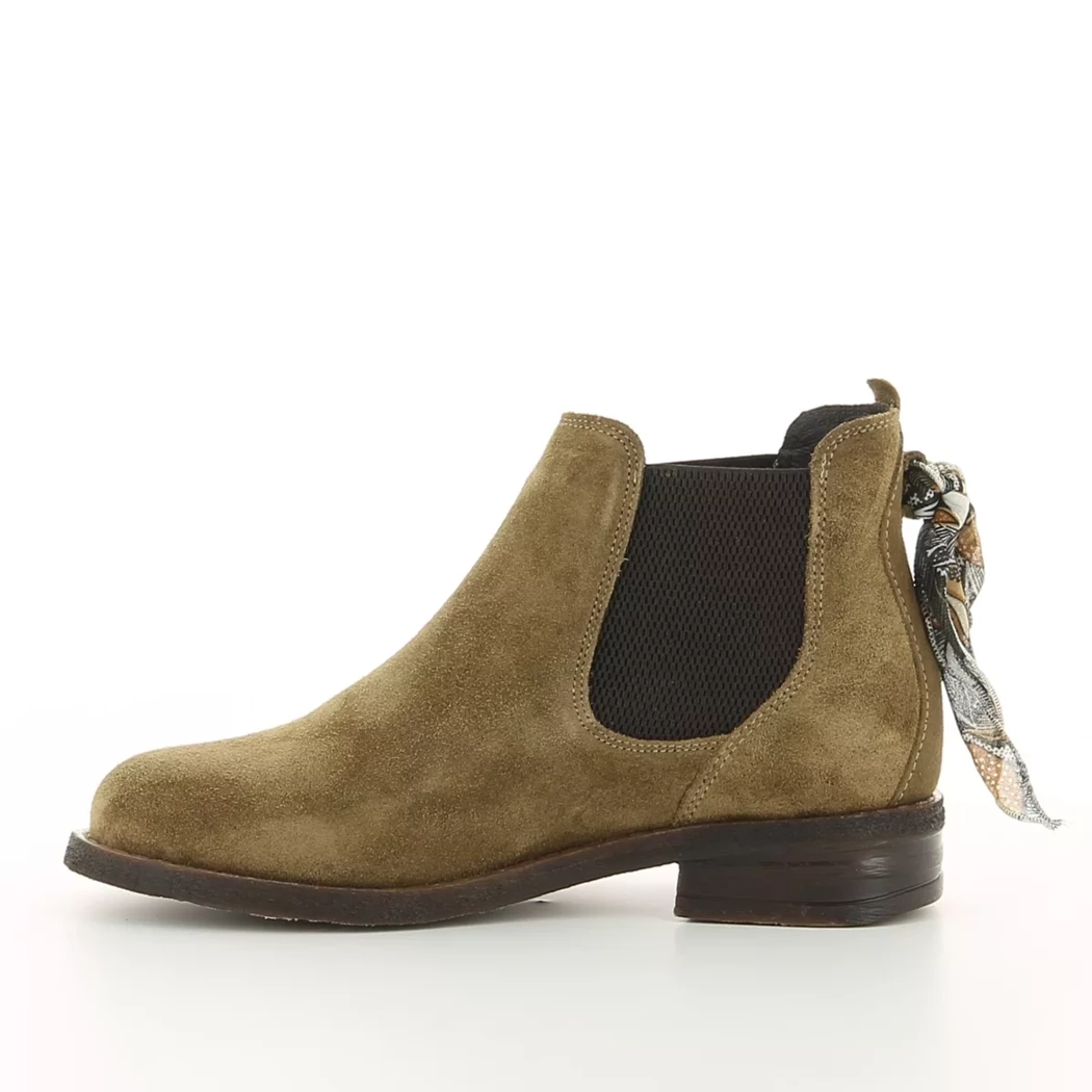 Image (4) de la chaussures Goodstep - Boots Taupe en Cuir nubuck