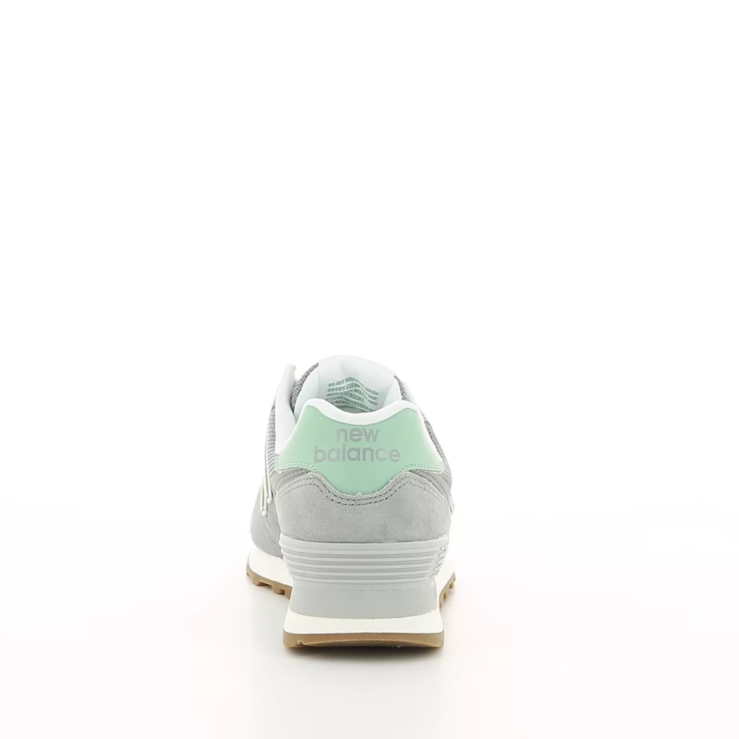 Image (3) de la chaussures New Balance - Baskets Gris en Cuir synthétique