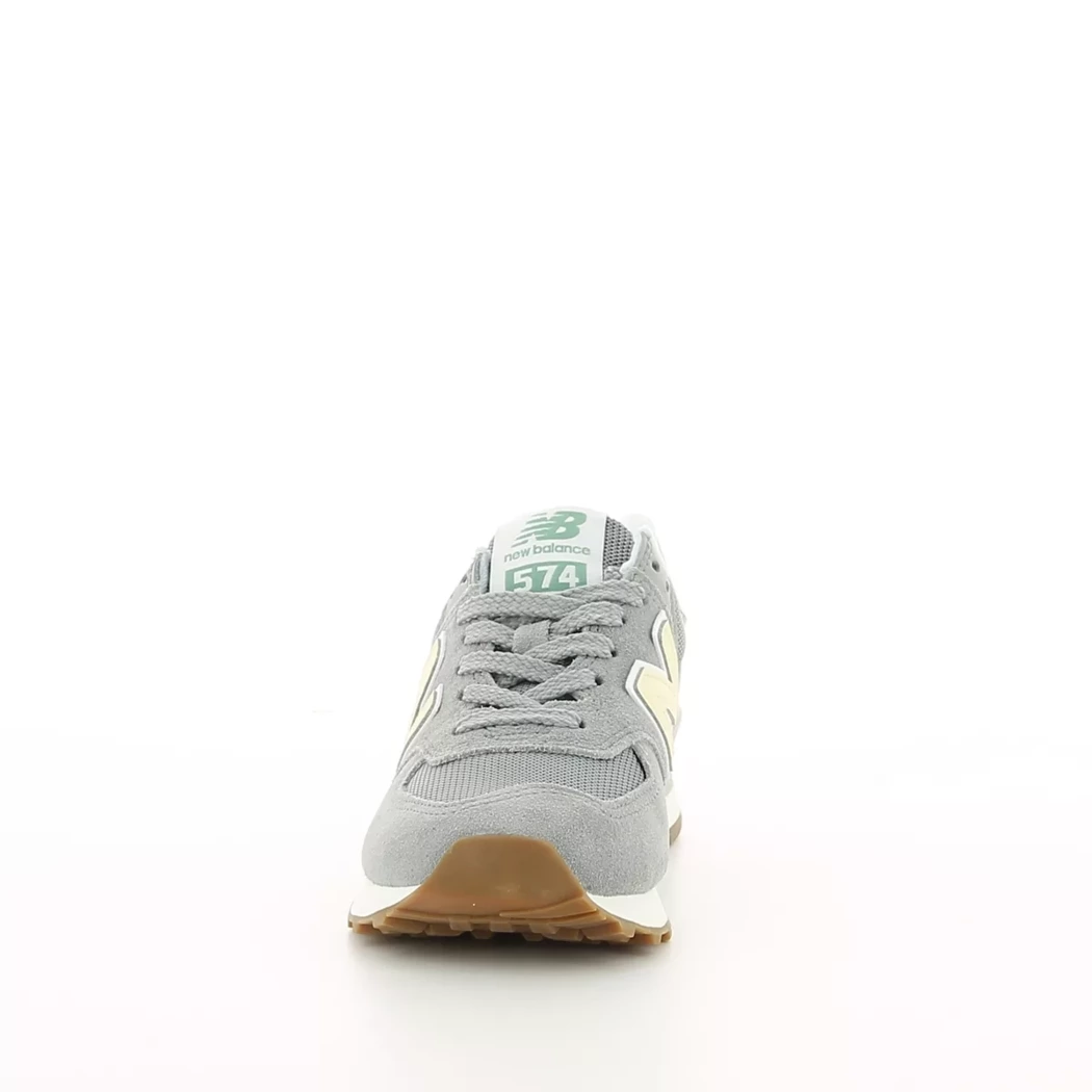 Image (5) de la chaussures New Balance - Baskets Gris en Cuir synthétique