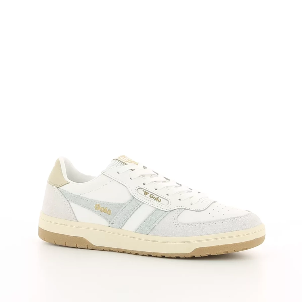 Image (1) de la chaussures Gola - Baskets Blanc en Cuir