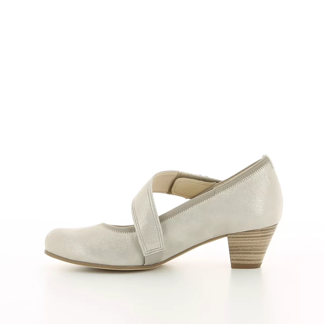 Image (4) de la chaussures Gabor - Escarpins Taupe en Cuir nubuck