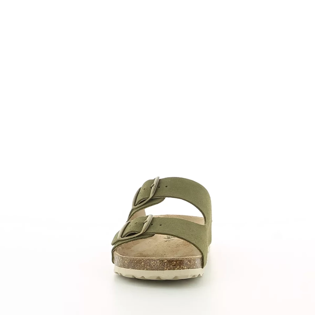 Image (5) de la chaussures Cosmos Comfort - Mules et Sabots Vert en Cuir nubuck