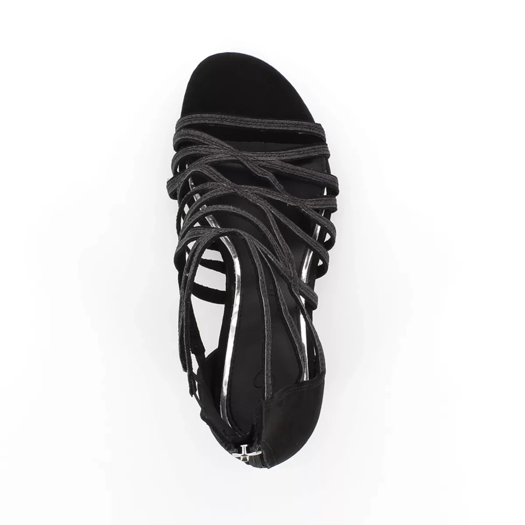 Image (6) de la chaussures Marco Tozzi - Sandales et Nu-Pieds Noir en Cuir synthétique
