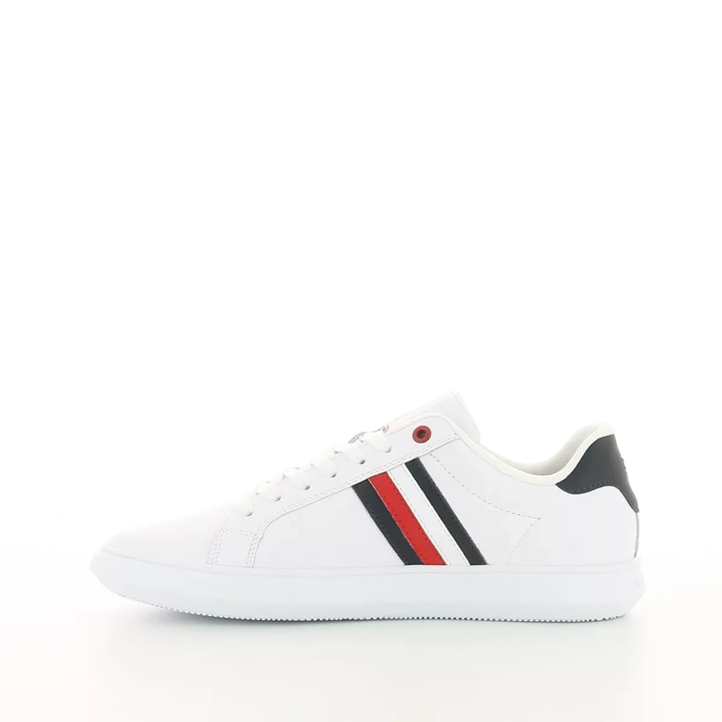 Image (4) de la chaussures Tommy Hilfiger - Baskets Blanc en Cuir