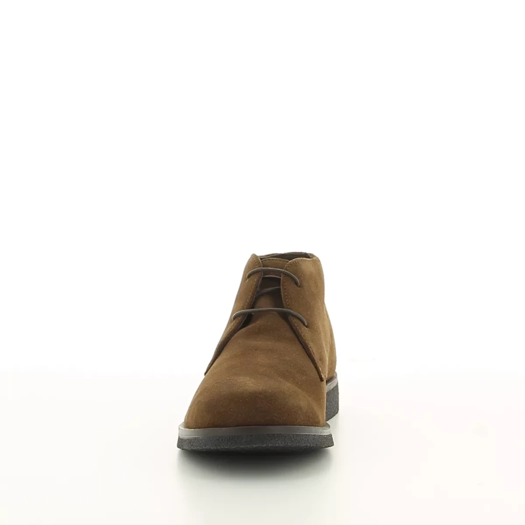 Image (5) de la chaussures Geox - Bottines Cuir naturel / Cognac en Cuir nubuck