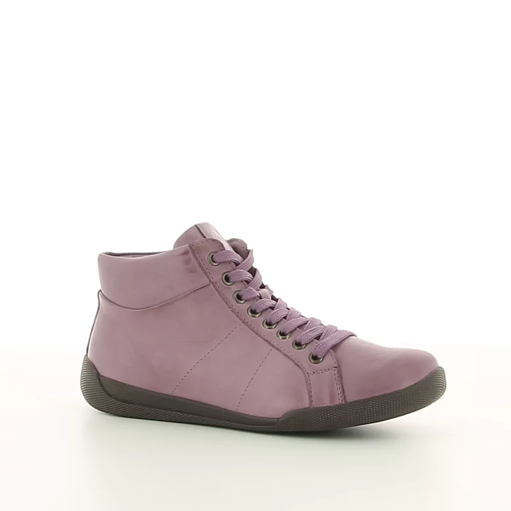 Image (1) de la chaussures Andrea Conti - Bottines Violet / Lilas en Cuir