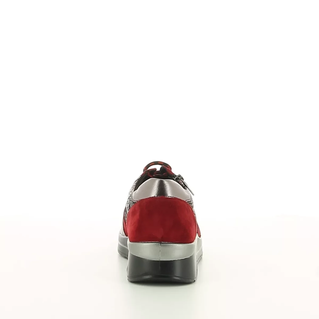 Image (3) de la chaussures Inea - Baskets Rouge en Multi-Matières
