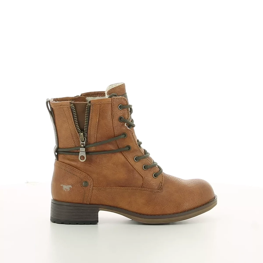 Image (2) de la chaussures Mustang - Bottines Cuir naturel / Cognac en Cuir synthétique Image (2) de la chaussures Mustang - Bottines Cuir naturel / Cognac en Cuir synthétique