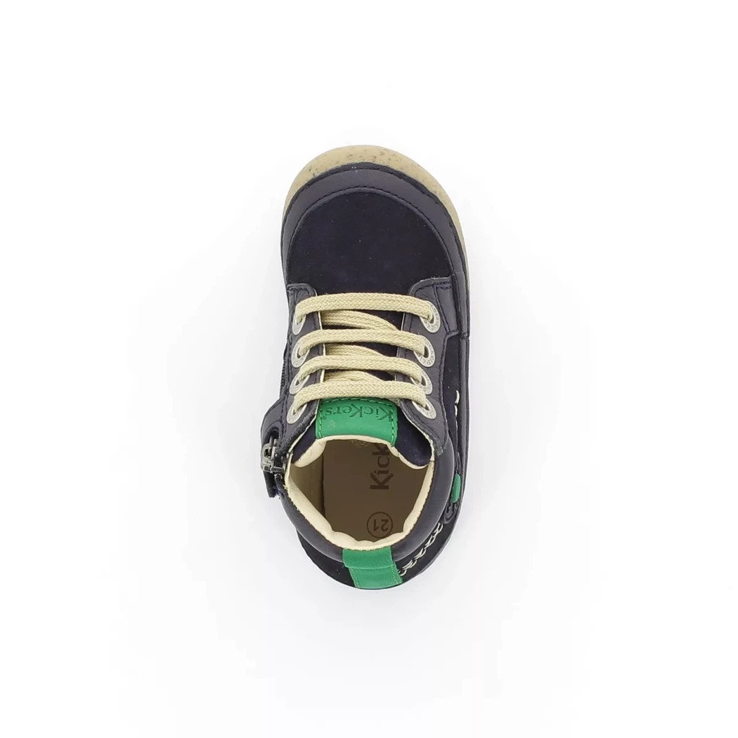 Image (6) de la chaussures Kickers - Bottines Bleu en Cuir nubuck Image (6) de la chaussures Kickers - Bottines Bleu en Cuir nubuck