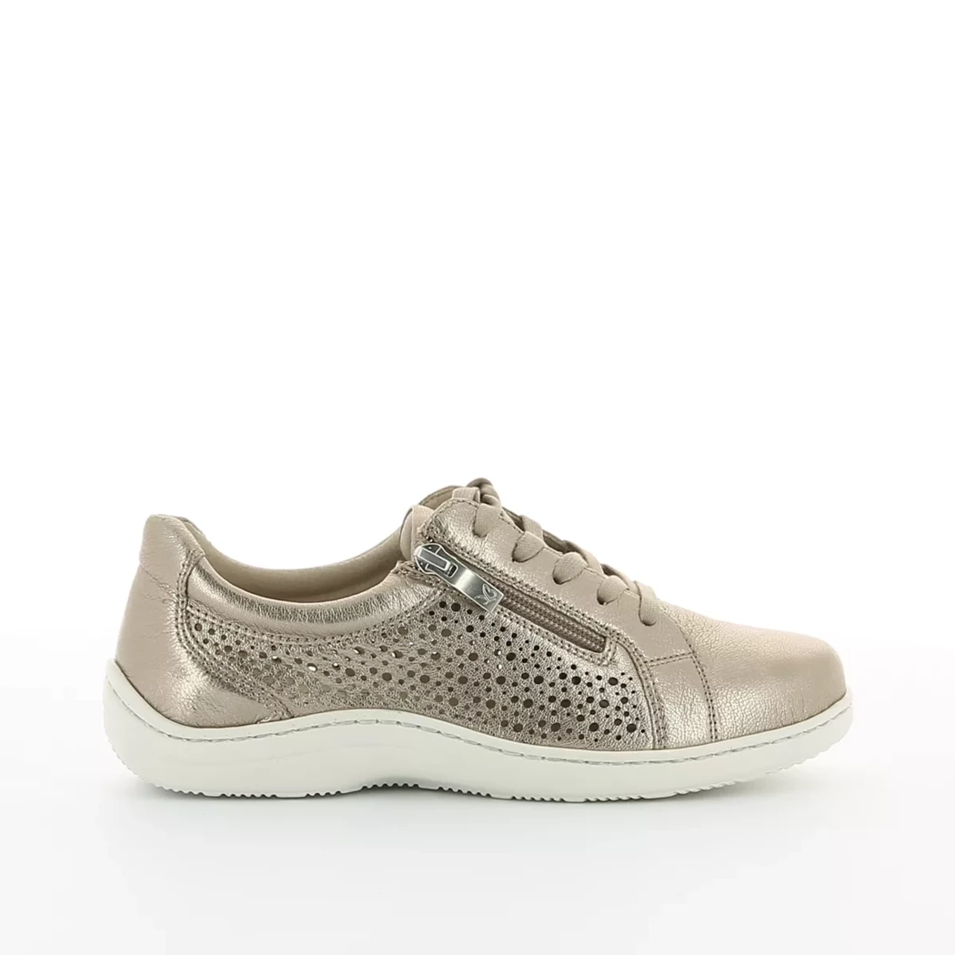 Image (2) de la chaussures Caprice - Baskets Taupe en Cuir