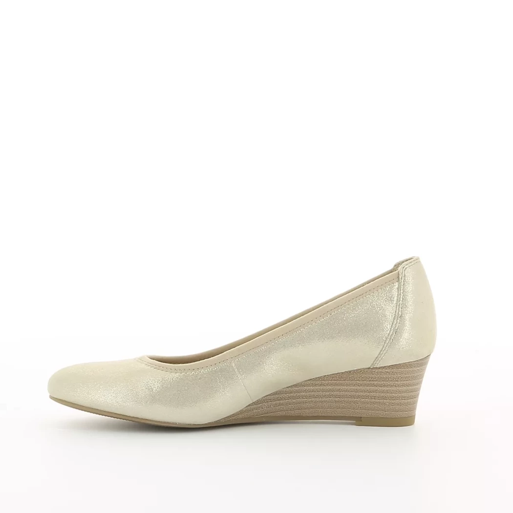 Image (4) de la chaussures Tamaris - Escarpins Beige en Cuir nubuck