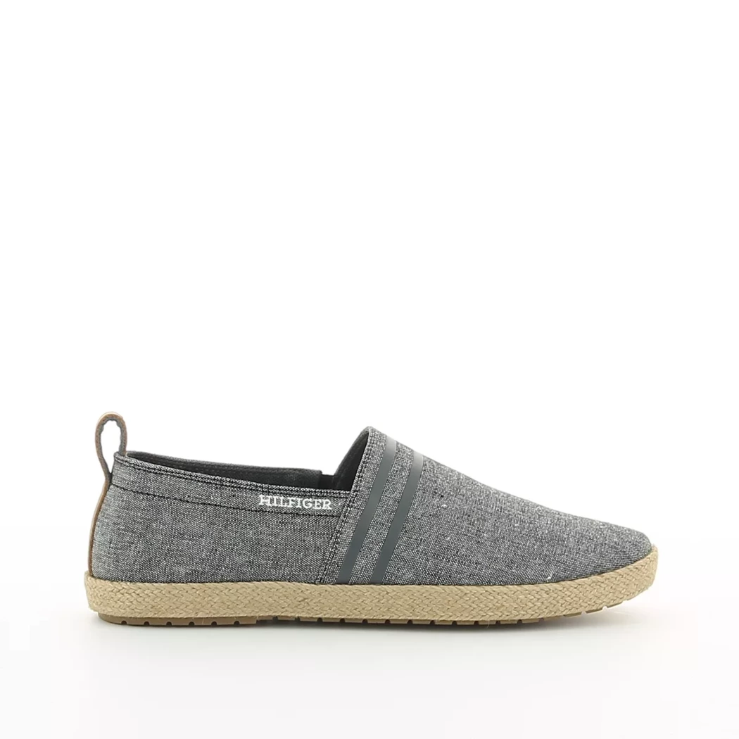 Image (2) de la chaussures Tommy Hilfiger - Espadrilles Gris en Textile Image (2) de la chaussures Tommy Hilfiger - Espadrilles Gris en Textile