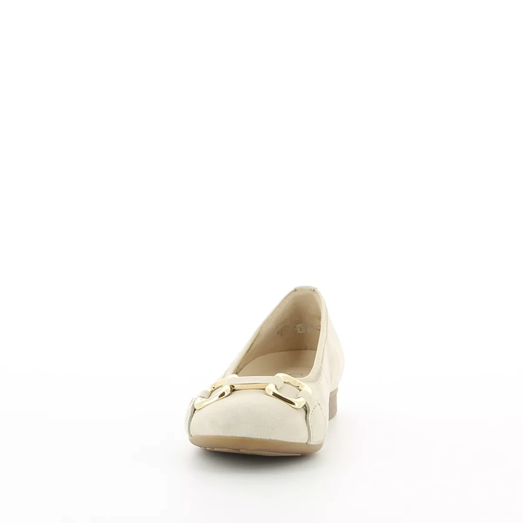 Image (5) de la chaussures Gabor - Ballerines Beige en Cuir nubuck