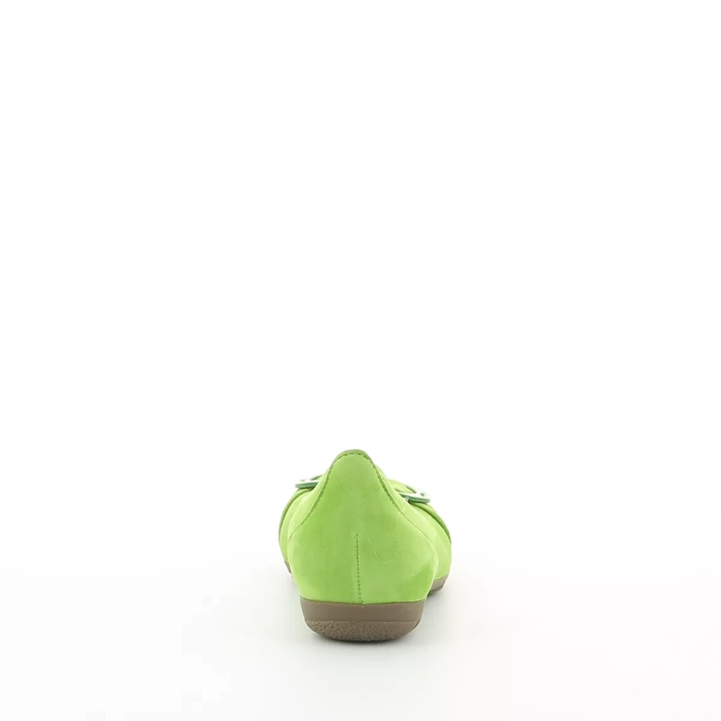 Image (3) de la chaussures Gabor - Ballerines Vert en Cuir nubuck